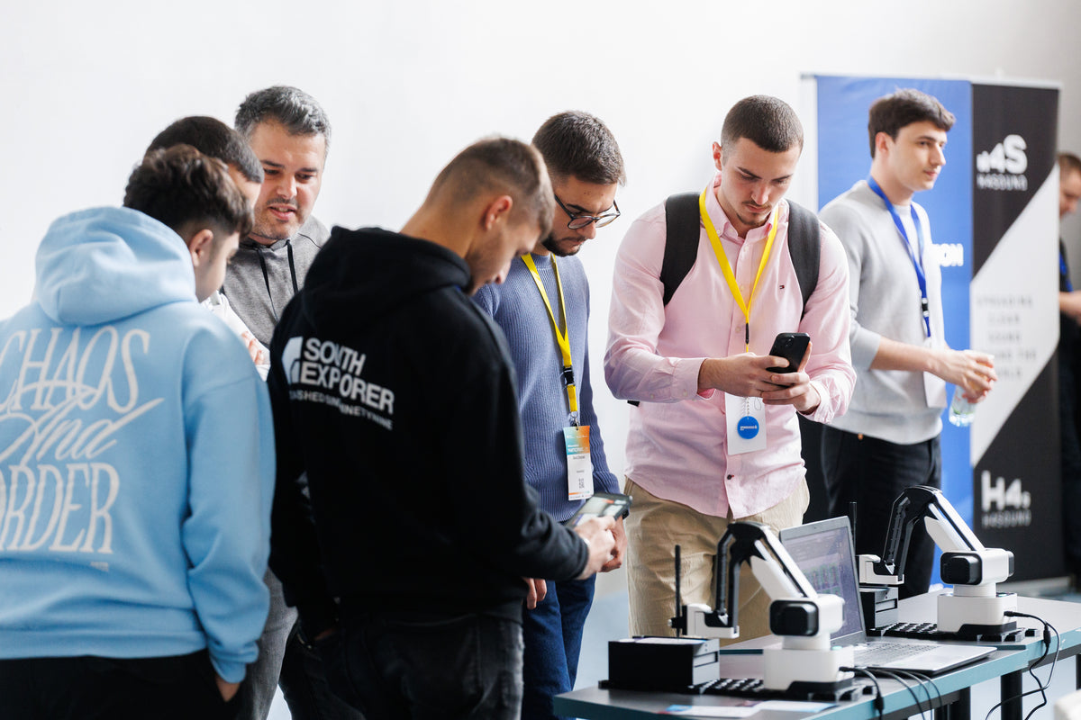Students in a Startup Stage masterclass.