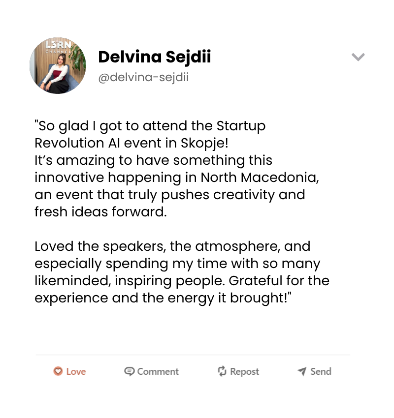 Marta Illič on Startup Revolution