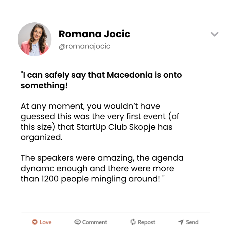 Marta Illič on Startup Revolution