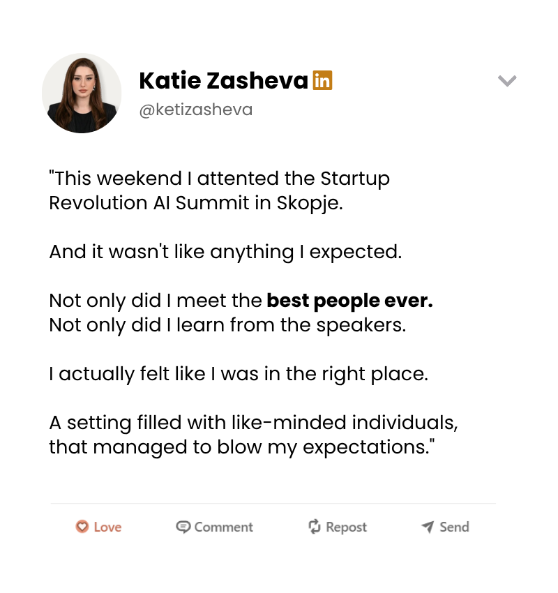 Lena Vasileva on Startup Revolution